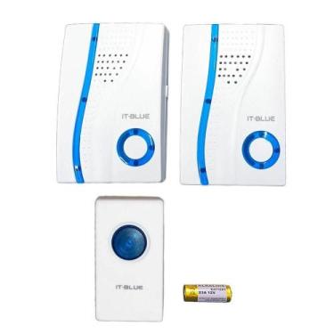 Imagem de Campainha Sem Fio Tomada Bivolt 32 Toques Alcance 100m - ITBLUE