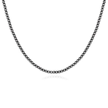 Imagem de Colar redondo de pérolas pretas imitação de pérolas pretas colar de pérolas pretas para noivas colar em camadas 4-6 mm joia presente para mulheres, outro