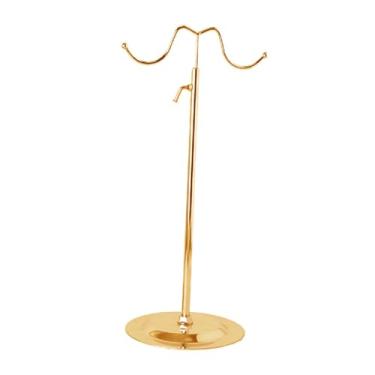 Imagem de Dynwave Suporte para Exibição de Bolsas, Ideal para Showroom, Loja, Boutique e Balcão, Gancho Duplo 220mm