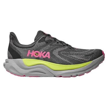 Imagem de HOKA Tênis feminino Arahi 8, Cinza carvão/cinza céus, 42