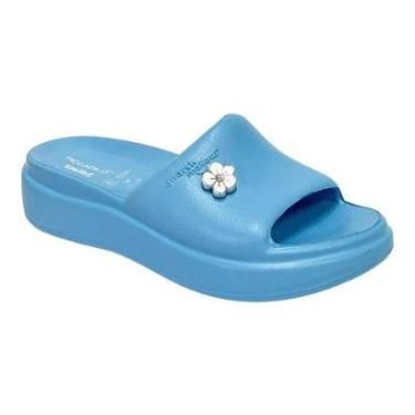 Imagem de Tamanco Piccadilly Marsmallow Smurfs C221002 EVA Azul-Feminino