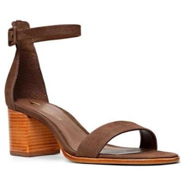Imagem de Sandalia Salto Bloco Carrano Couro Nobuck 741001e ORIGINAL-Feminino