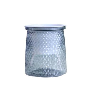 Imagem de Vaso de flores de plástico autoirrigável para plantas internas e externas e suprimentos de jardim (cinza)