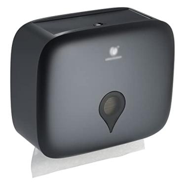 Imagem de Dispensador de toalha de papel montado na parede Dispensador de toalha de mão Suporte de papel higiênico de suspensão gratuita Organizador de banheiro de hotel (Cor: Cinza, Tamanho: 26,5 * 21 * 10 cm