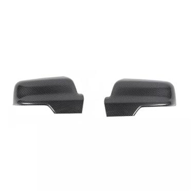 Imagem de Capas de asa para Dodge 1500 2019 2020 2021 2022 2023 capa de espelho lateral retrovisor de carro tampa de asa capa de porta externa adesivo de acabamento externo capa traseira (prata)