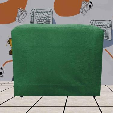 Imagem de Kit com 2 Puff Quadrados Infantil Varias Cores  - Patrick, Verde