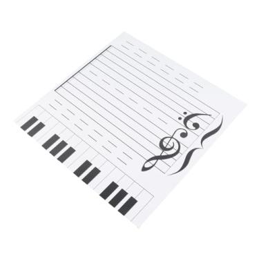 Imagem de Phefop Quadros Brancos para Funcionários de Música de Apagamento a Seco, Quadros Brancos para Funcionários de Música de Dupla Face Com 70 ímãs Ferramentas de Aprendizagem de Piano para Crianças