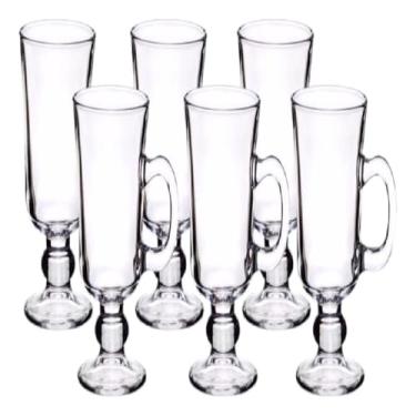 Imagem de Kit de 6 Xícaras-Caneca-Taça Transparente 250ml – Ideal para Café, Cappuccino, Dolce Gusto e Cantinho do Café