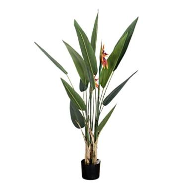 Imagem de Plantas falsas, planta artificial, pássaro, Strelitzia, árvore artificial, estilo nórdico, decoração de casa, sala de estar, quarto, jardim, plantas artificiais, ambientes externos, 180 cm