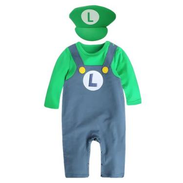 Imagem de Macacão De Bebê Com Capuz Vermelho De Anime, Manga Longa, Fleece, Fant