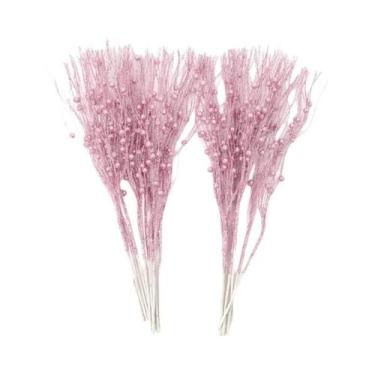 Imagem de Buquê De Frutas Artificiais Com Glitter Para Decoração De Árvore De Na