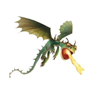 Imagem de Pôster Vintage Dragão Do Terror Sussurrando a Morte, Arte Em Tela Para