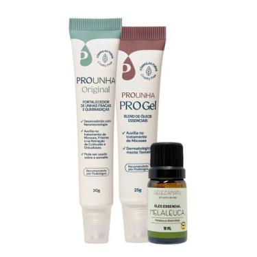 Imagem de Kit Pro Unha, Pro gel e Óleo Essencial Melaleuca 10ml Belezanatu