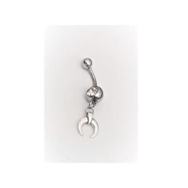 Imagem de Piercing Umbigo Chifre Italiano Moda Punk - Gss