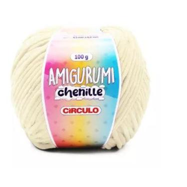 Imagem de FIO AMIGURUMI CHENILLE COR 1706 FLOCOS 100G CÍRCULO - Ideal para Amigu