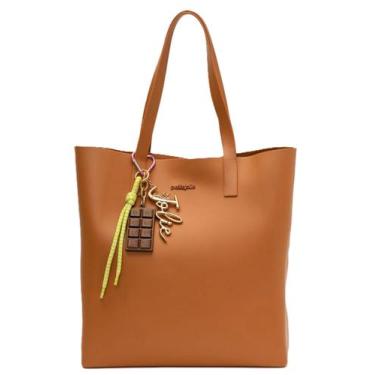 Imagem de Bolsa Shopper Petite jolie Amalfi Nude Escuro PJ11321 Ombro - Nova