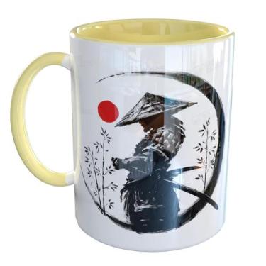 Imagem de Caneca Porcelana Samurai Guerreiro Japônes Bushido - Pense Canecas, Am