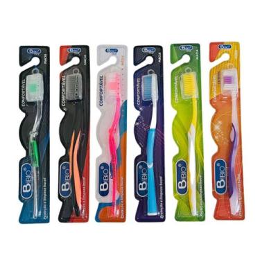 Imagem de Kit 12/24/36 Escovas De Dente Adulto Com Protetor de Cerdas - NoBrand,