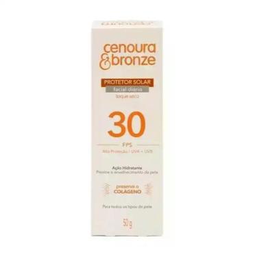Imagem de Protetor Solar Facial Fps30 Cenoura E Bronze 50G