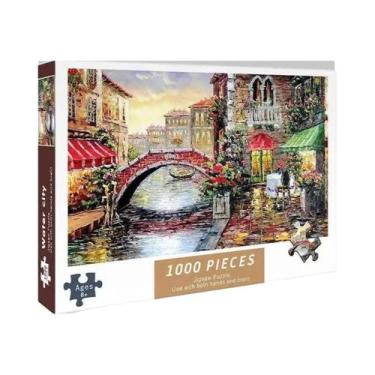 Imagem de Quebra-Cabeça De Papel Para Adultos 75x50CM 1000 Peças, Alta Dificulda