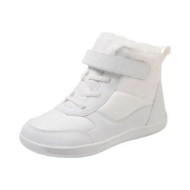 Imagem de Botas De Neve Impermeáveis De Plush Para Meninos E Meninas, Solado De 