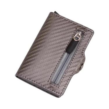 Imagem de Porta-Cartões Antifurto RFID Slim Para Homens E Mulheres, Carteira Min