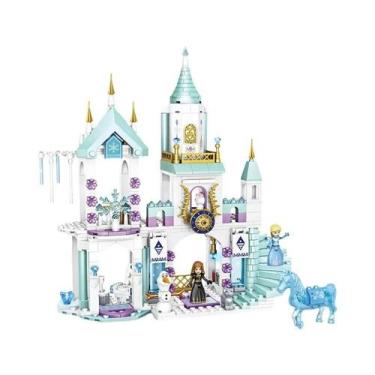 Imagem de Blocos De Construção Do Castelo De Gelo Da Princesa Elsa, Conjunto De 