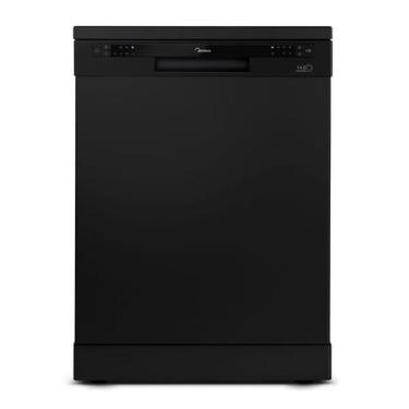 Imagem de Lava Louças 14 Serviços Preta Midea, 220V