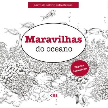 Imagem de Livro - Maravilhas do oceano - Livro de colorir antiestresse