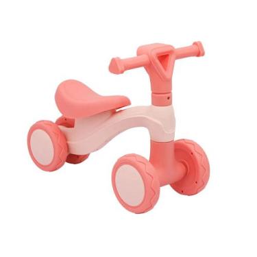 Imagem de Bicicleta de Equilíbrio Sem Pedal 4 Rodas Rosa Zippy Toys