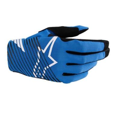 Imagem de Luva Alpinestars Radar Pro Azul Trilha Moto Cross Motocross, Azul, XL/