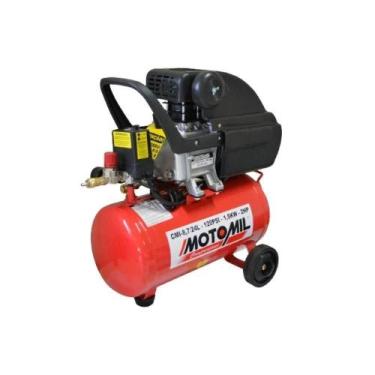 Imagem de Compressor de Ar 2cv 220v 24lts 7,6pcm Motomil CMI-7,6/24BR
