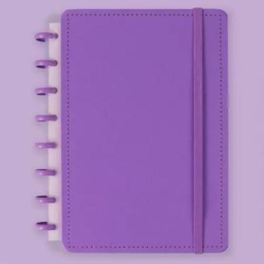 Imagem de Caderno De Disco Basic Colegial Capa Lisa 80 Folhas WINCY, Lilás