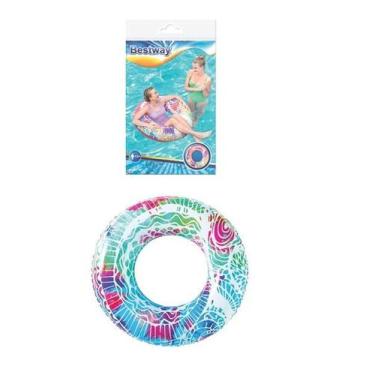 Imagem de Boia Circular Decorada 91cm Azul - Bestway
