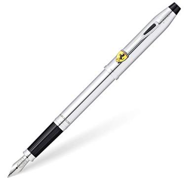 Imagem de Cross Century II Collection for Scuderia Ferrari – Caneta-tinteiro cromado polido com ponta média de aço inoxidável