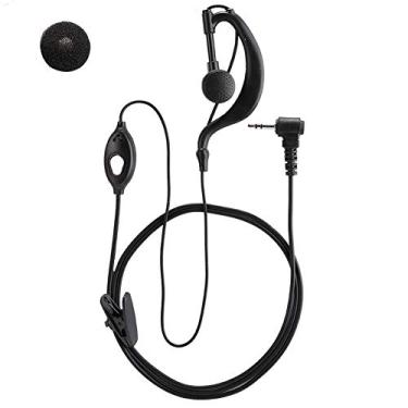 Imagem de Fone de ouvido Walkie Talkie, resistente, durável, 2 peças ABS T Head 1 pino 2,5 mm Plug Radio Walkie Talkie fone de ouvido fone de ouvido adequado para a maioria dos modelos Motorola