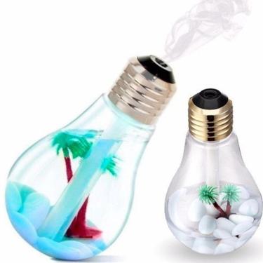 Imagem de Lampada Umidificador Climatizador Aromatizador De Ar Luz Led