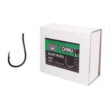 Imagem de Anzol Chinu Nº 4 Black Nickel Marine Sports - 100 Peças