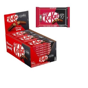 Imagem de Chocolate Kit Kat Dark Meio Amargo C/72un - Nestlé