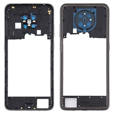 Imagem de YUNCHAO Peças de substituição de telefone celular Placa de moldura intermediária para Nokia 5.3 TA-1227 / TA-1229 / TA-1223 / TA-12234 Acessórios telefônicos