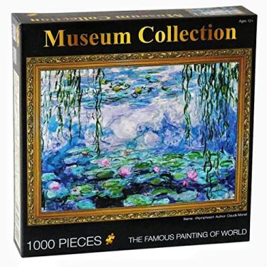 Imagem de Moruska Water Lilies by Claude Monet Jigsaw Puzzle 1000 Piece Art Puzzles for Adults Museum Collection Famous Paintings