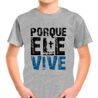 Imagem de Camiseta Gospel Evangélica Católica Infantil01 - Design Camisetas