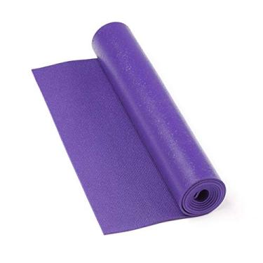 Imagem de YOGATERIA Bodhi Tapete Yoga Rishikesh PVC ECO Premium | 4,5 mm espessura | Treino Ginástica e Pilates | Resistência Máxima Indestrutível (Roxo)