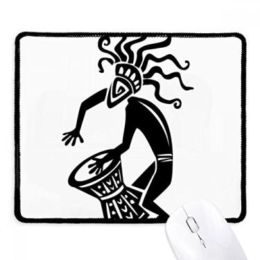 Imagem de Tapete de borracha para jogos com estampa de arte abstrata do antigo Egito