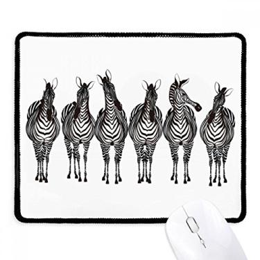 Imagem de Mousepad Different Action Pinto Animal com borda costurada Tapete de borracha para jogos