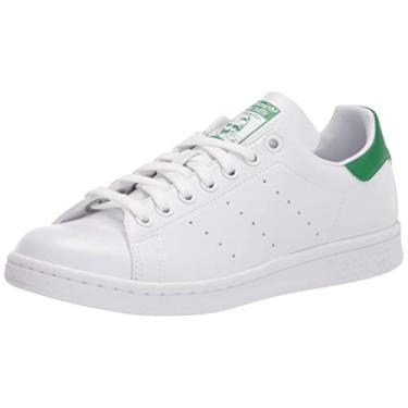 Imagem de adidas Originals Tênis masculino Stan Smith, Branco/Verde, 18