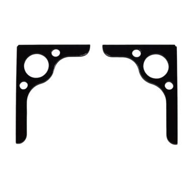 Imagem de Mão Francesa Suporte Prateleira Pequena 10X15 cm BOLA Preta All Style