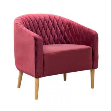 Imagem de Poltrona decorativa para sala madeira maciça - Karina - Bianchi Móveis