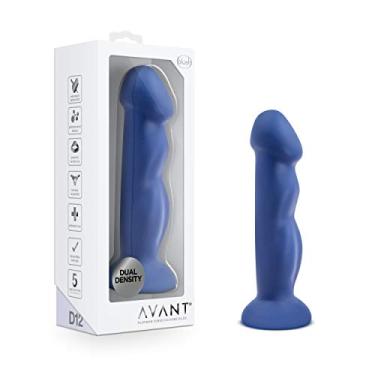 Imagem de Blush Avant D12 Suko Dildo Ponto G de 20 cm, Artesão - Dupla Densidade, Pênis de Silicone Ultrasilk Platinum, Eixo Curvo - Ventosa, Compatível com Correia, Pênis de Brinquedo Sexual Adulto para