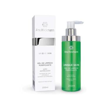 Imagem de Gel de Limpeza Facial Ana Hickmann - Controle de Oleosidade e Acne - Purificante para Pele Matte - Sabonete Líquido Rosto 200ml